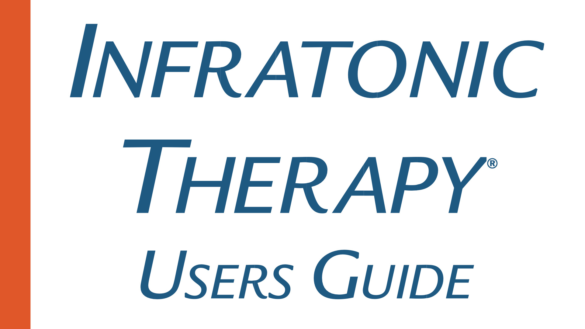 Infratonic Therapy Users Guide