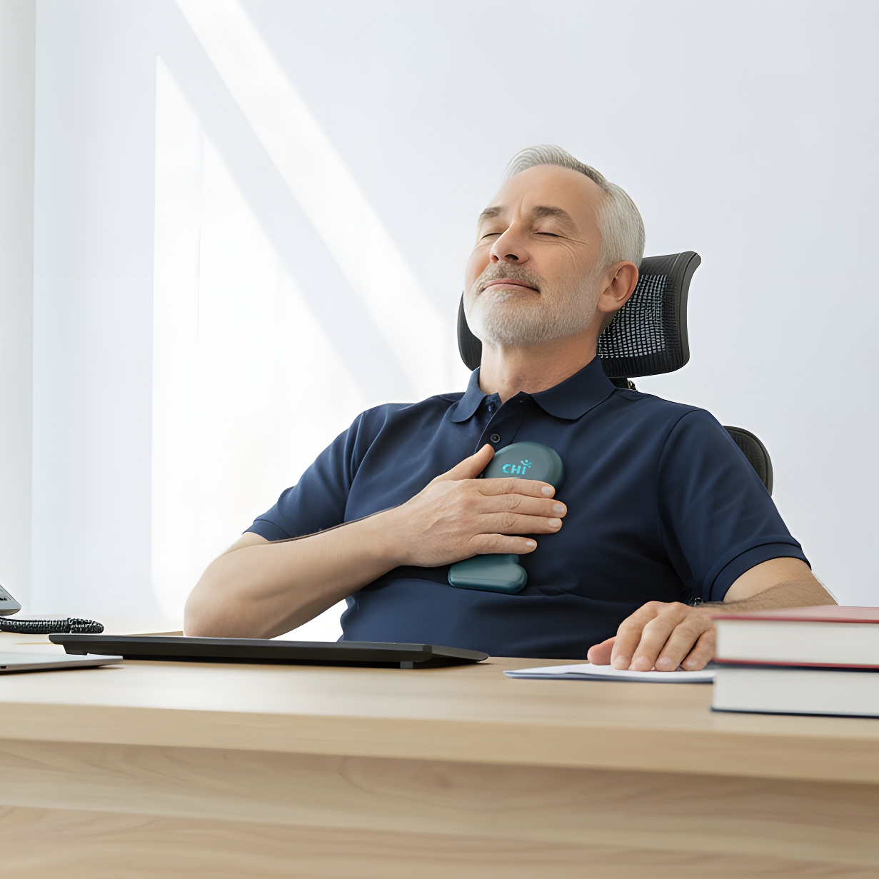 Chiropractor Using a CHI Palm