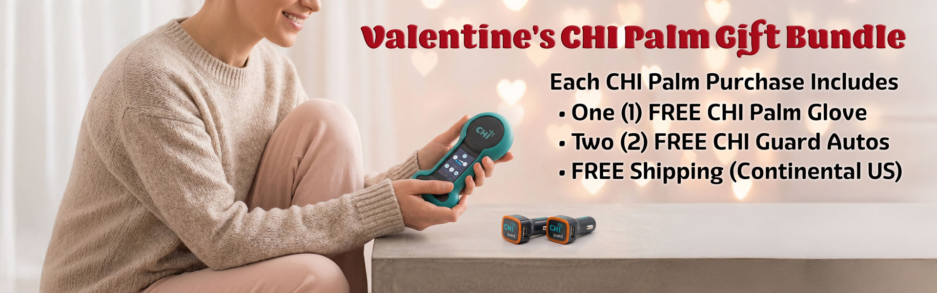 Valentine’s CHI Palm Gift Bundle