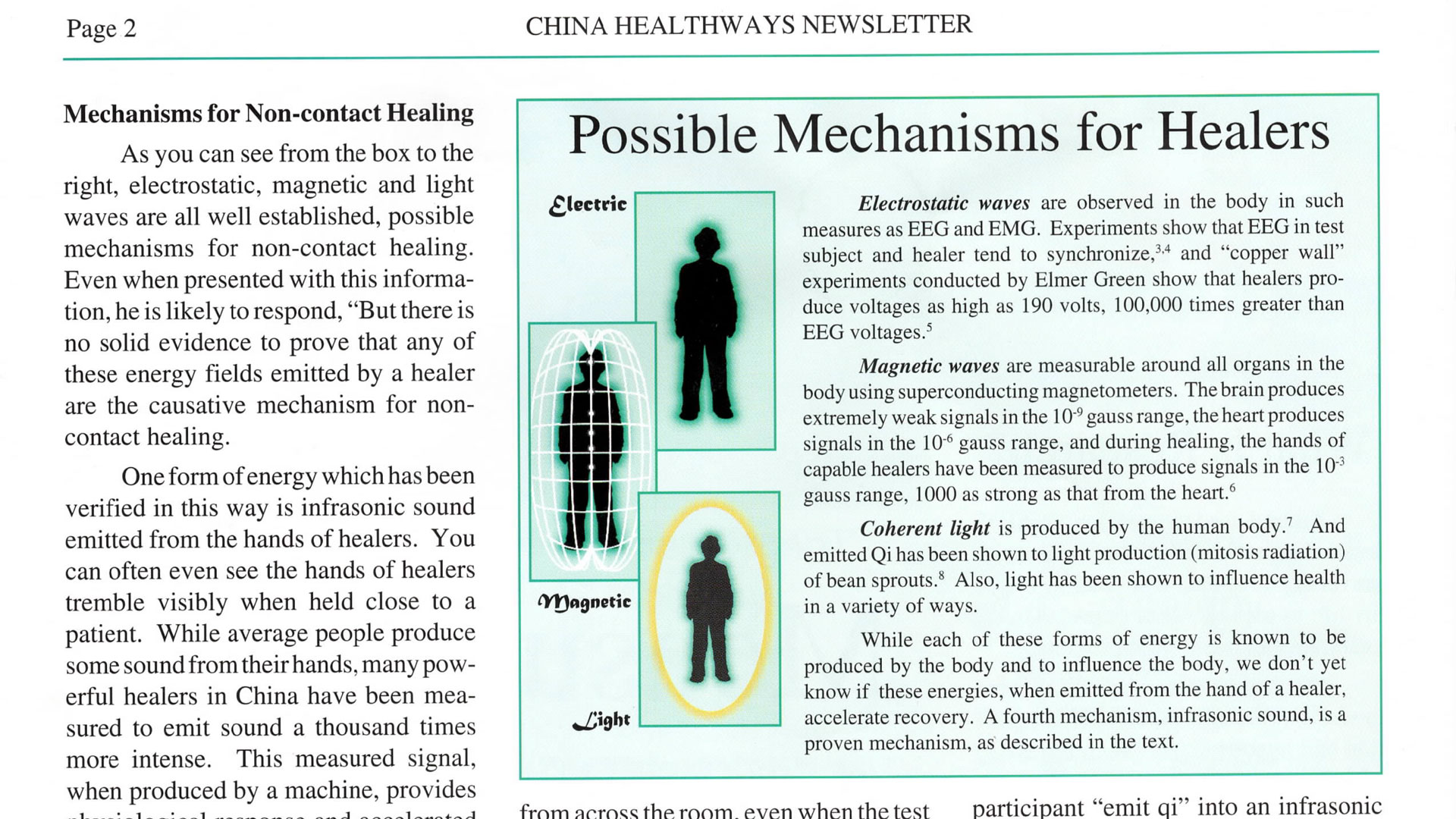 Excerpt from Newsletter: Mechanisms